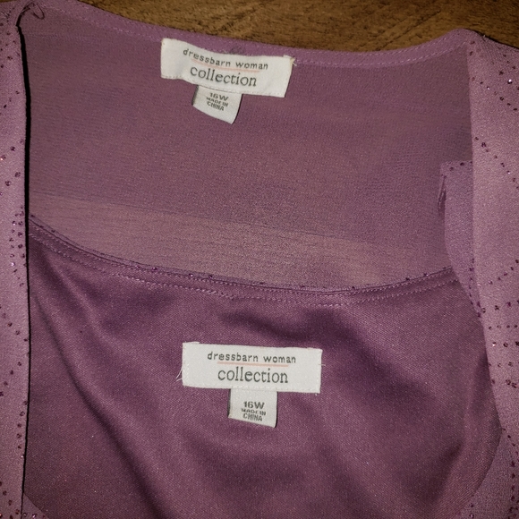 Dressbarn Blouse & Cover Up Women's 16W - Picture 3 of 9